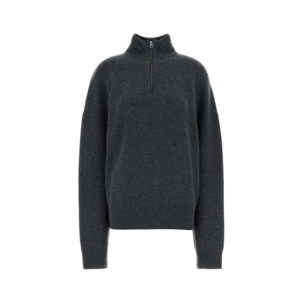 Extreme Cashmere Women Dark Grey Cashmere Blend Nâ°235 Sweater